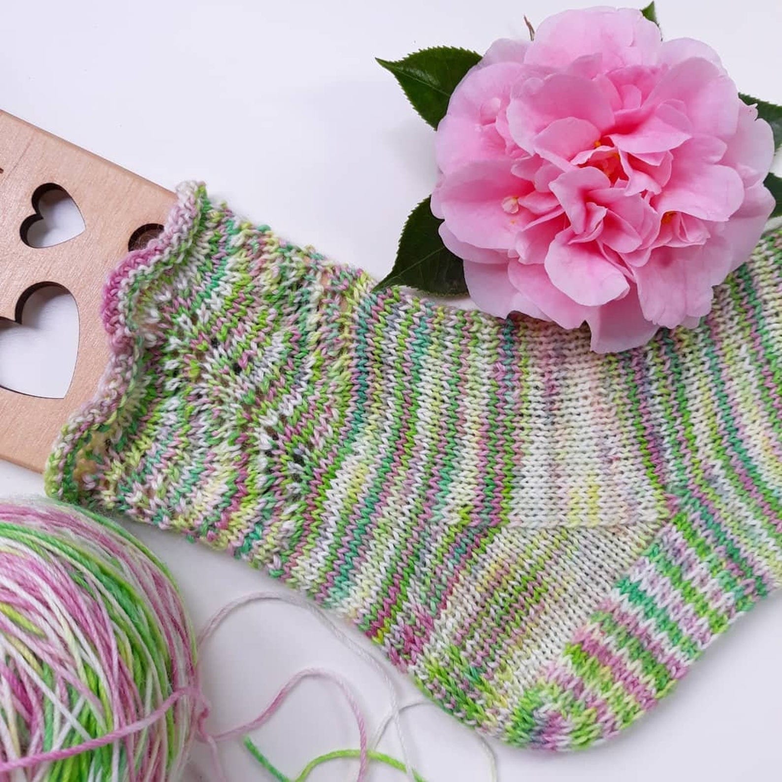 Feather & Fan Socks Debby Dewhurst Knitting Pattern